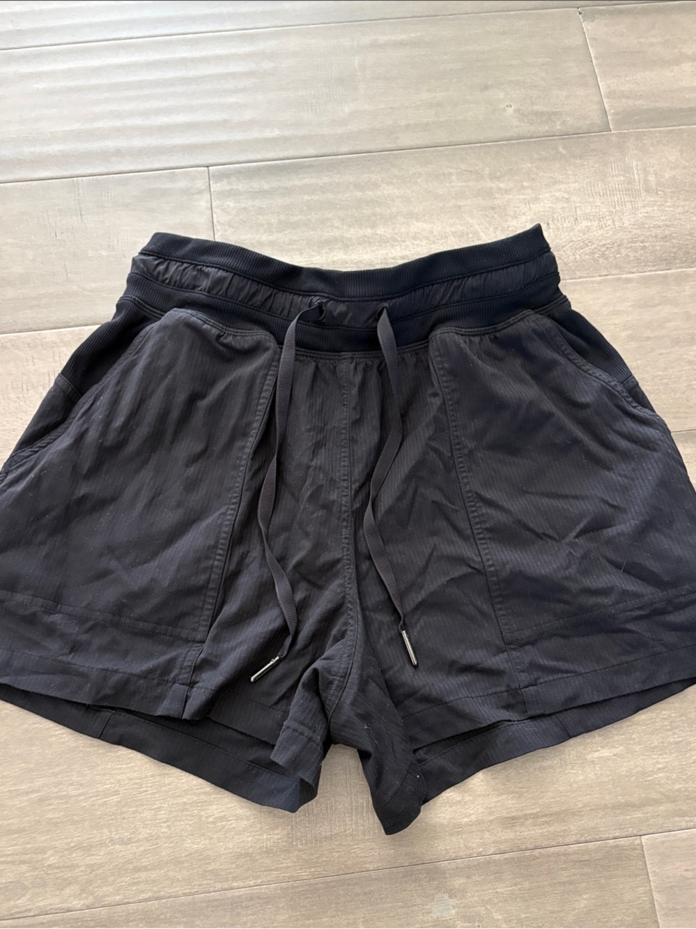 lululemon athletica Black Women's Athletic Drawstring Shorts